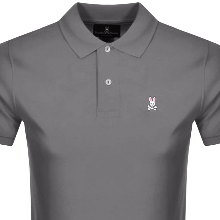 Alternative Image for ProductPsycho Bunny Classic Polo T Shirt Grey2