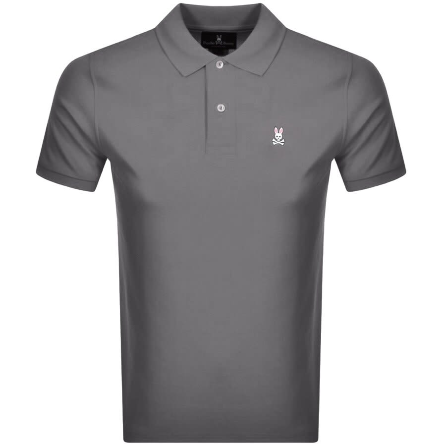 Alternative Image for ProductPsycho Bunny Classic Polo T Shirt Grey1