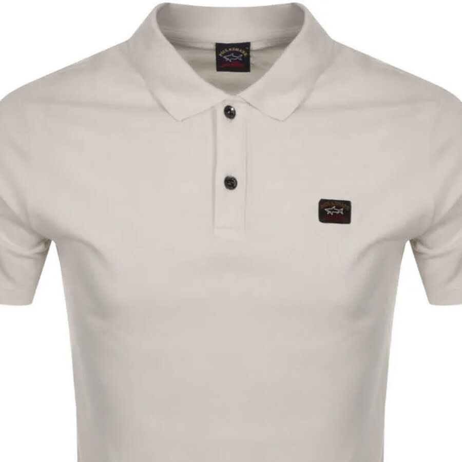 Alternative Image for ProductPaul And Shark Short Sleeved Polo T Shirt Beige2