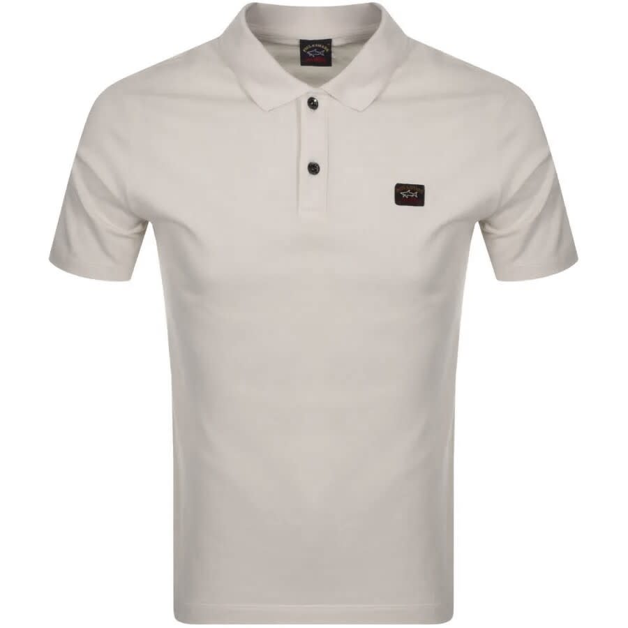 Alternative Image for ProductPaul And Shark Short Sleeved Polo T Shirt Beige1