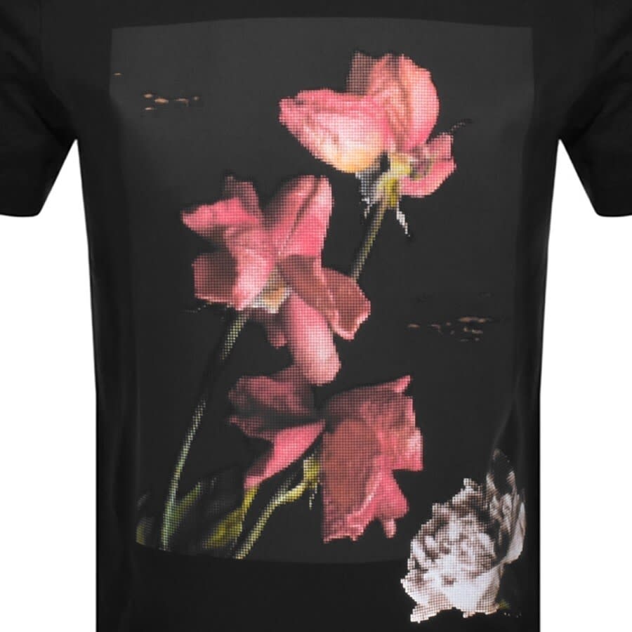 Alternative Image for ProductBOSS Tflower T Shirt Black3