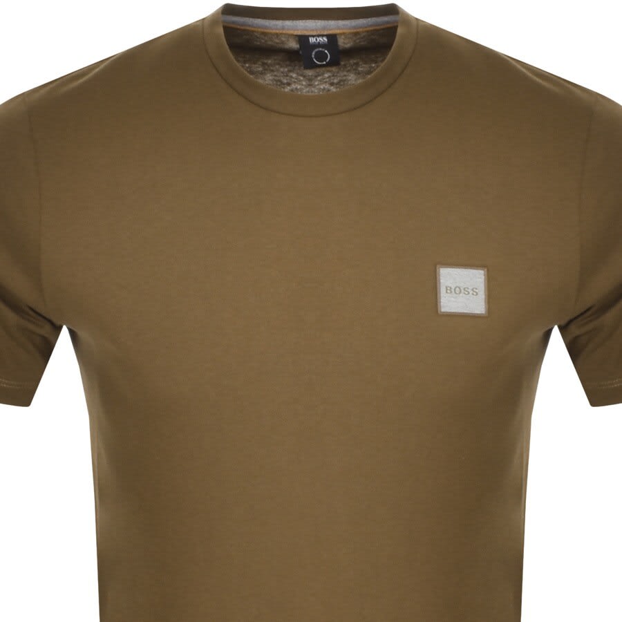 Alternative Image for ProductBOSS Tales 1 Logo T Shirt Khaki2