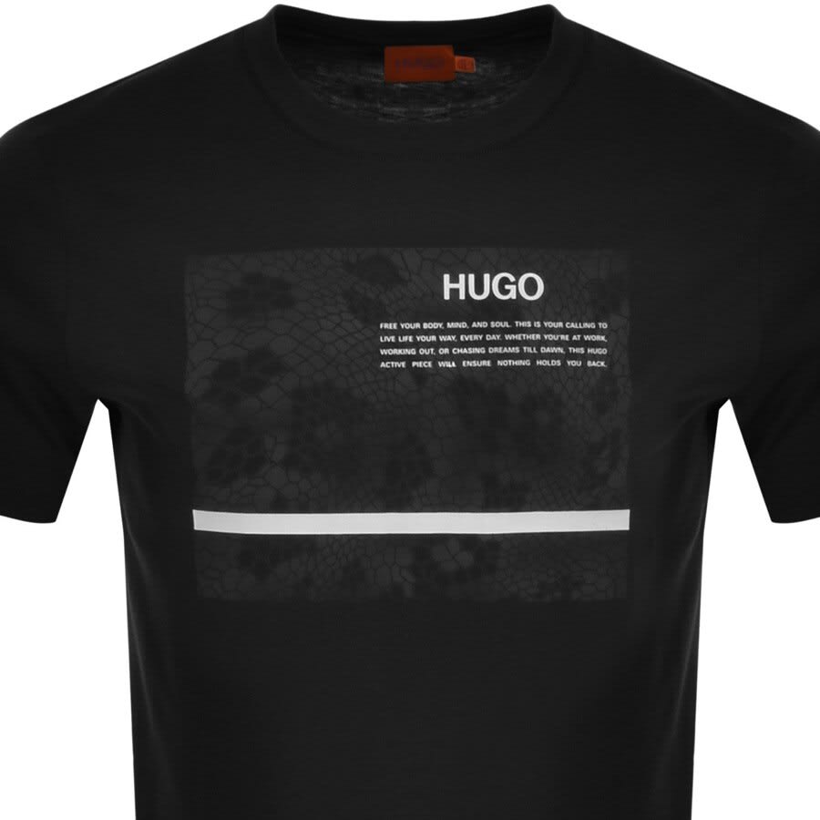 Alternative Image for ProductHUGO Dentimans X T Shirt Black2