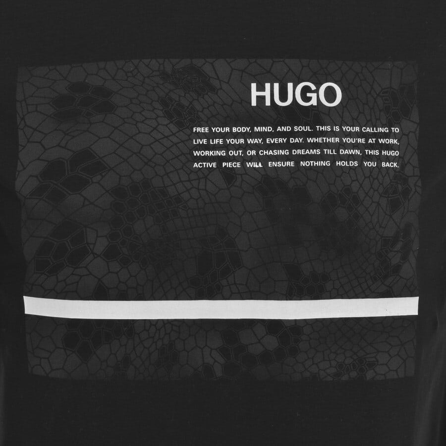 Alternative Image for ProductHUGO Dentimans X T Shirt Black3