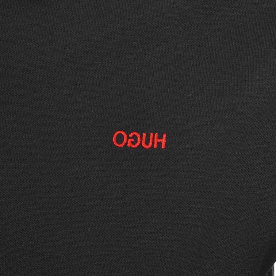Alternative Image for ProductHUGO Donol 212 Long Sleeve Polo T Shirt Black3