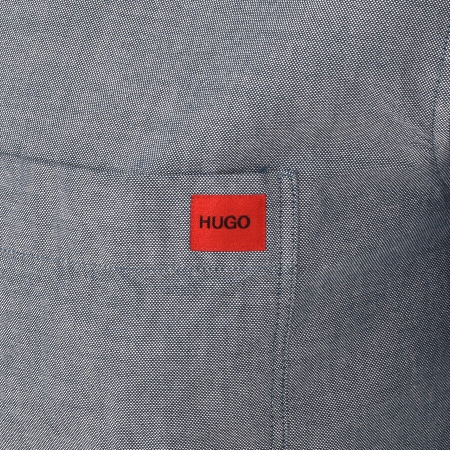 Alternative Image for ProductHUGO Long Sleeved Evito Shirt Blue3