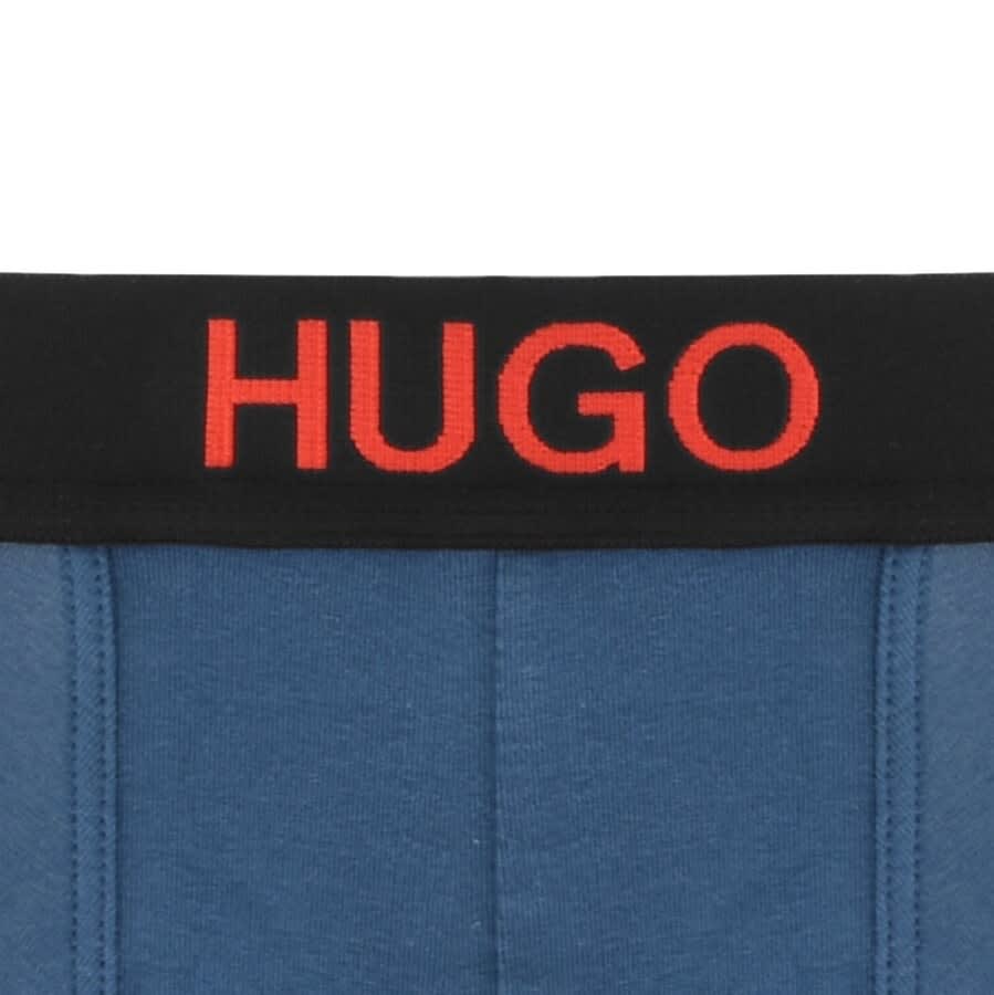 Alternative Image for ProductHUGO Double Brother Pack Boxer Trunks Blue3