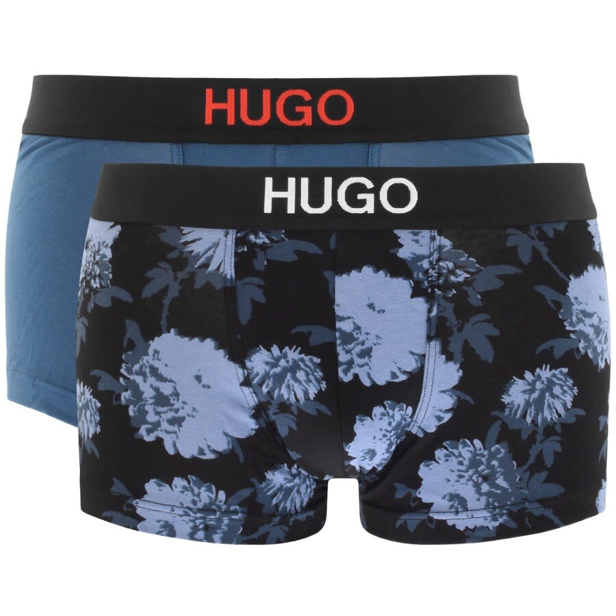 Alternative Image for ProductHUGO Double Brother Pack Boxer Trunks Blue1