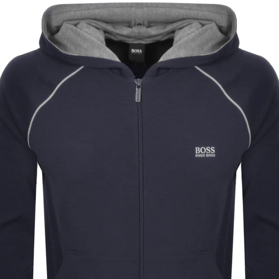 Alternative Image for ProductBOSS Full Zip Hoodie Navy2