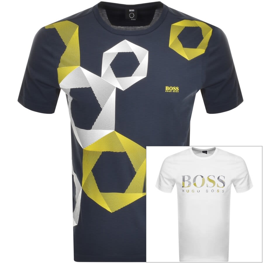 Alternative Image for ProductBOSS Double Pack T Shirts White1