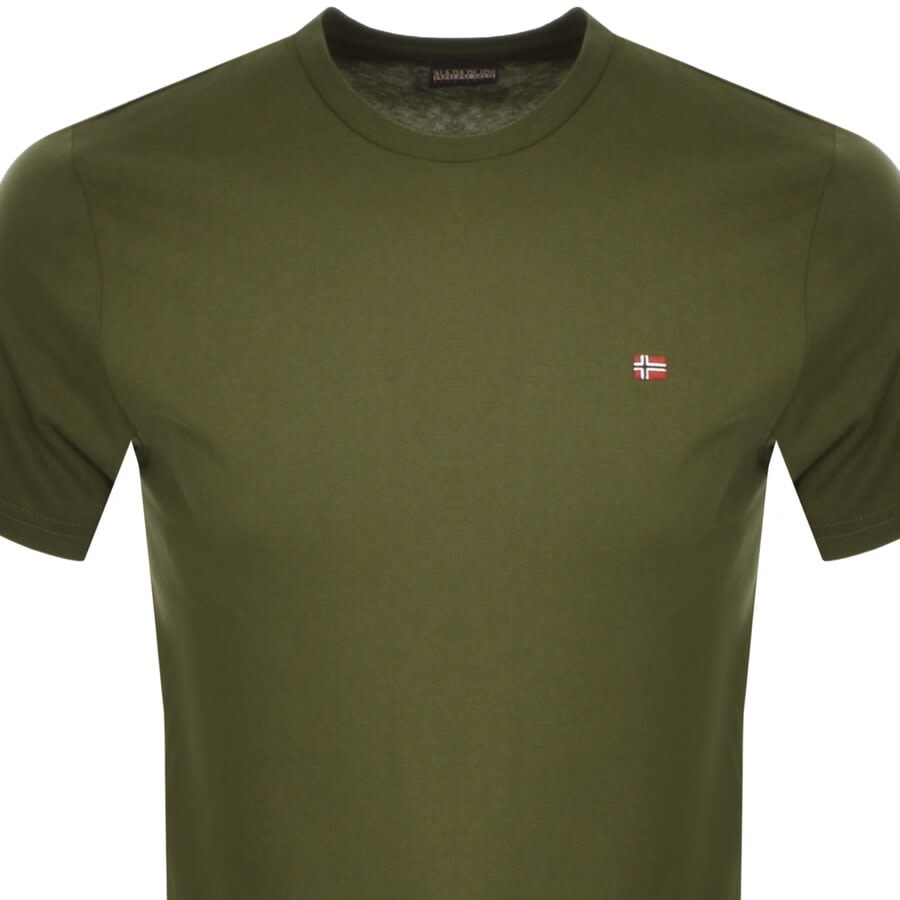 Alternative Image for ProductNapapijri Salis C Short Sleeve T Shirt Green2