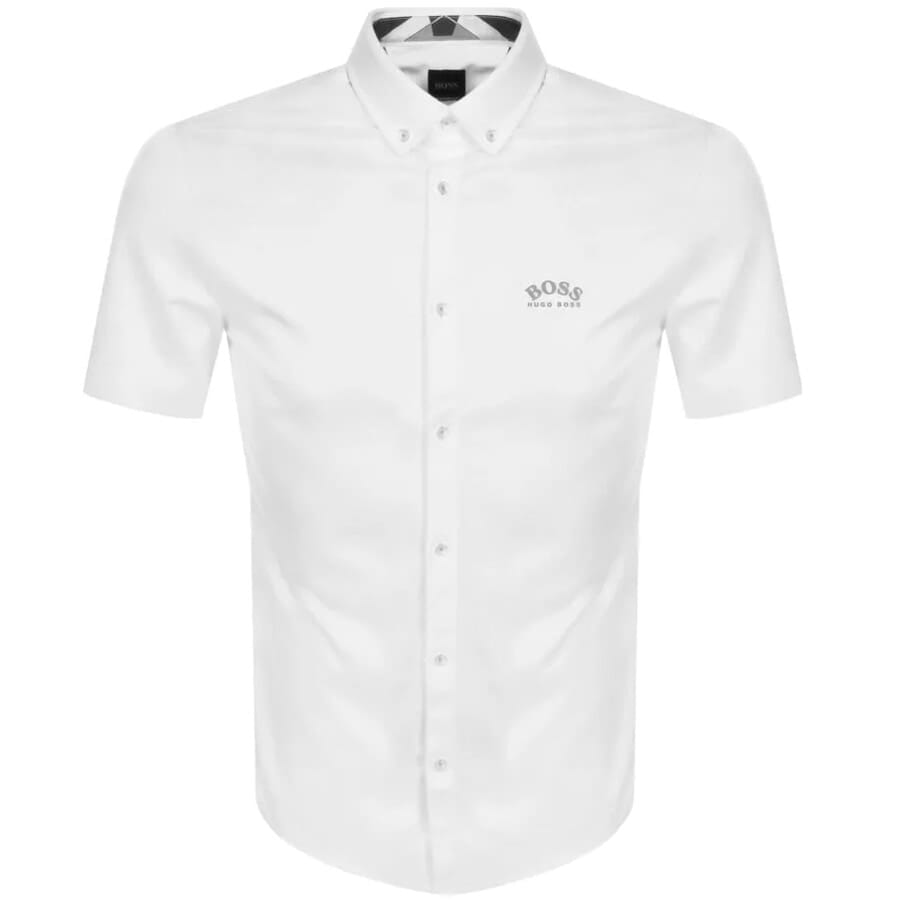 Alternative Image for ProductBOSS Biada R Short Sleeved Shirt White1