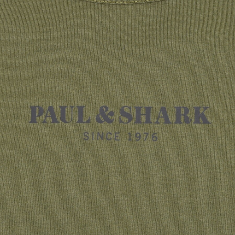 Alternative Image for ProductPaul And Shark Short Sleeved Logo T Shirt White3