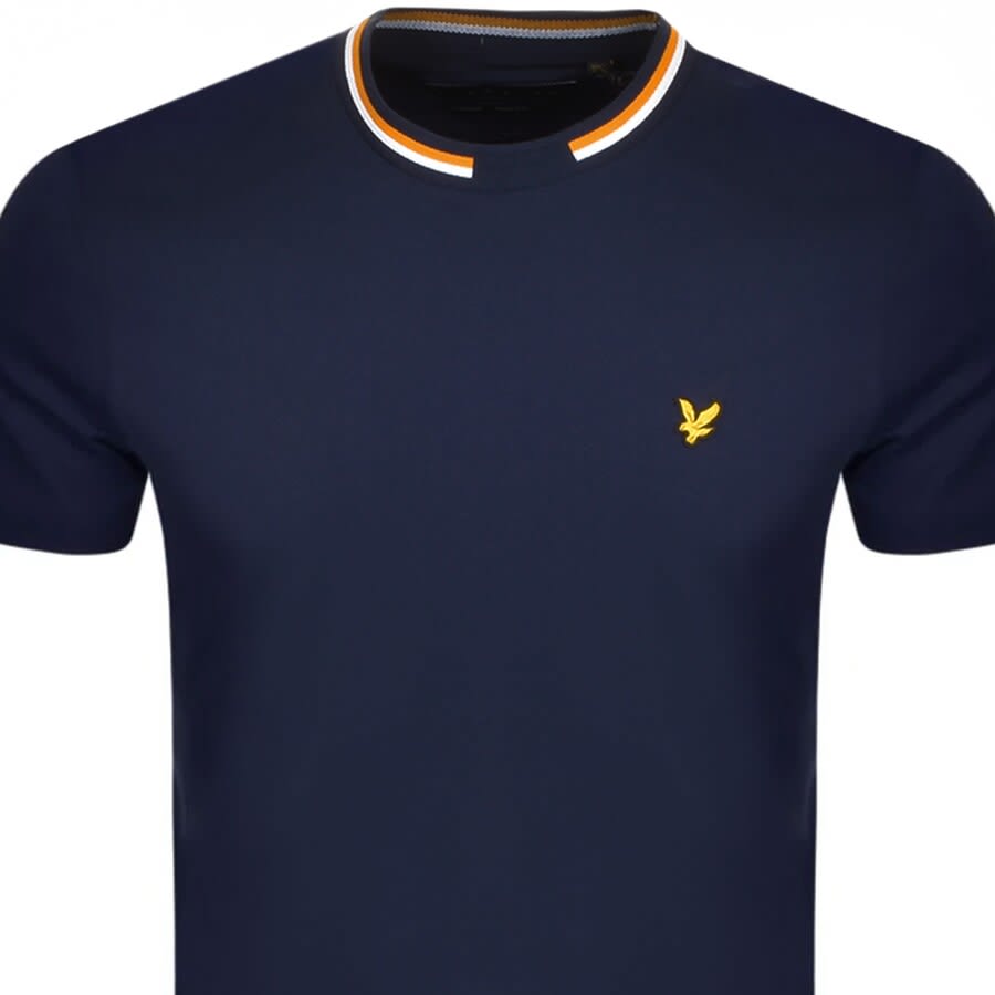 Alternative Image for ProductLyle And Scott Tipped T Shirt Navy2
