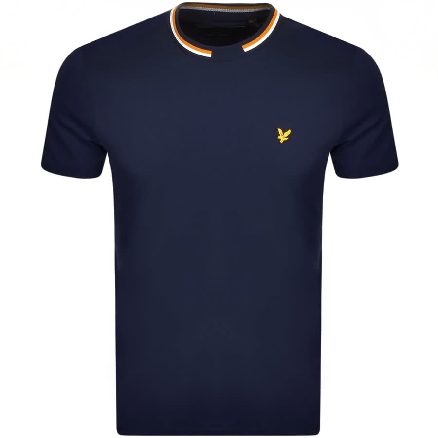 Alternative Image for ProductLyle And Scott Tipped T Shirt Navy1