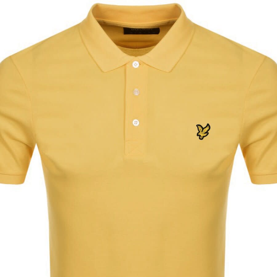 Alternative Image for ProductLyle And Scott Short Sleeved Polo T Shirt Yellow2