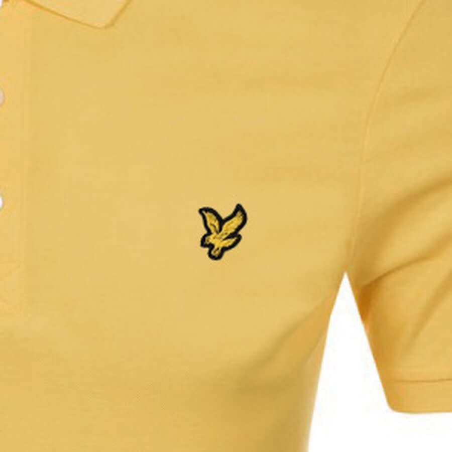 Alternative Image for ProductLyle And Scott Short Sleeved Polo T Shirt Yellow3