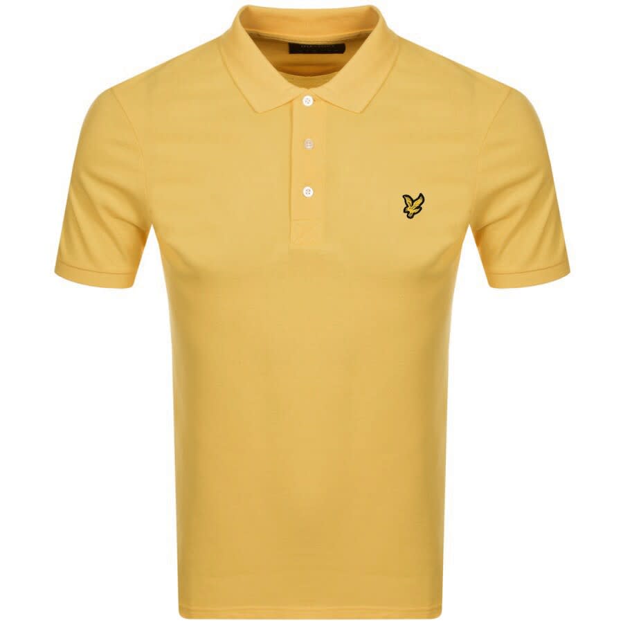 Alternative Image for ProductLyle And Scott Short Sleeved Polo T Shirt Yellow1