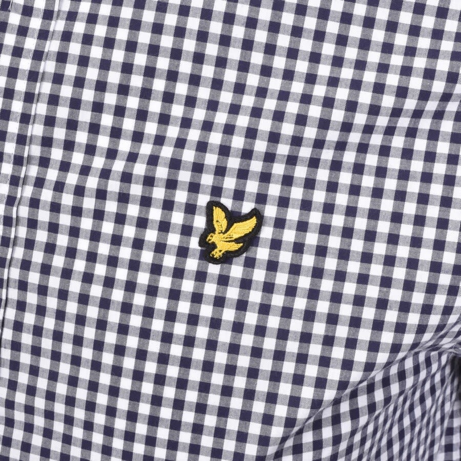 Alternative Image for ProductLyle And Scott Short Sleeve Gingham Shirt Navy3