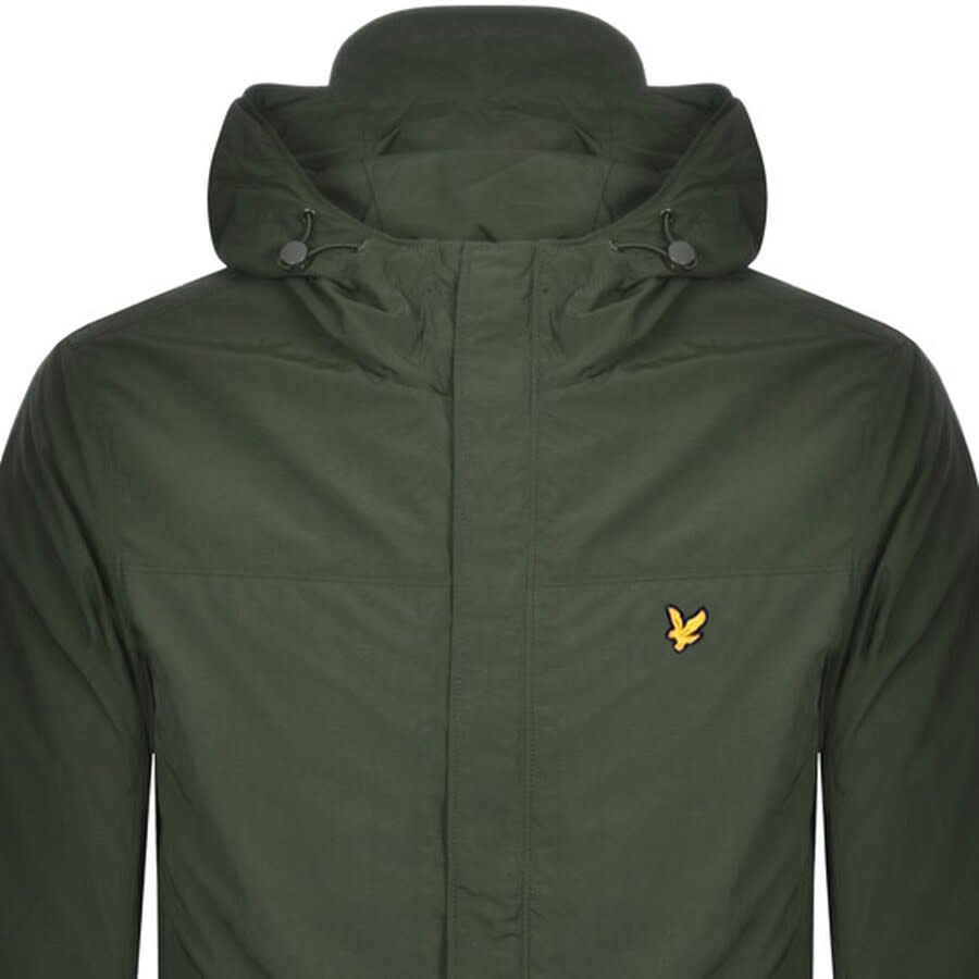 Alternative Image for ProductLyle And Scott Hooded Windbreaker Jacket Green2