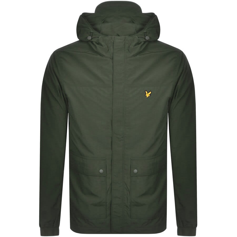 Alternative Image for ProductLyle And Scott Hooded Windbreaker Jacket Green1