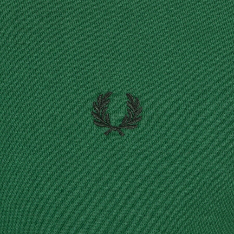 Alternative Image for ProductFred Perry Crew Neck Sweatshirt Green3