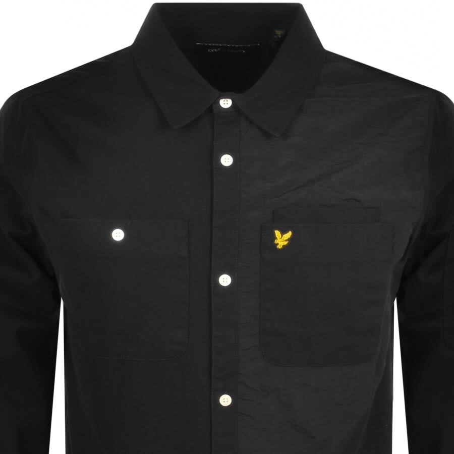 Alternative Image for ProductLyle And Scott Tech Pocket Overshirt Black2