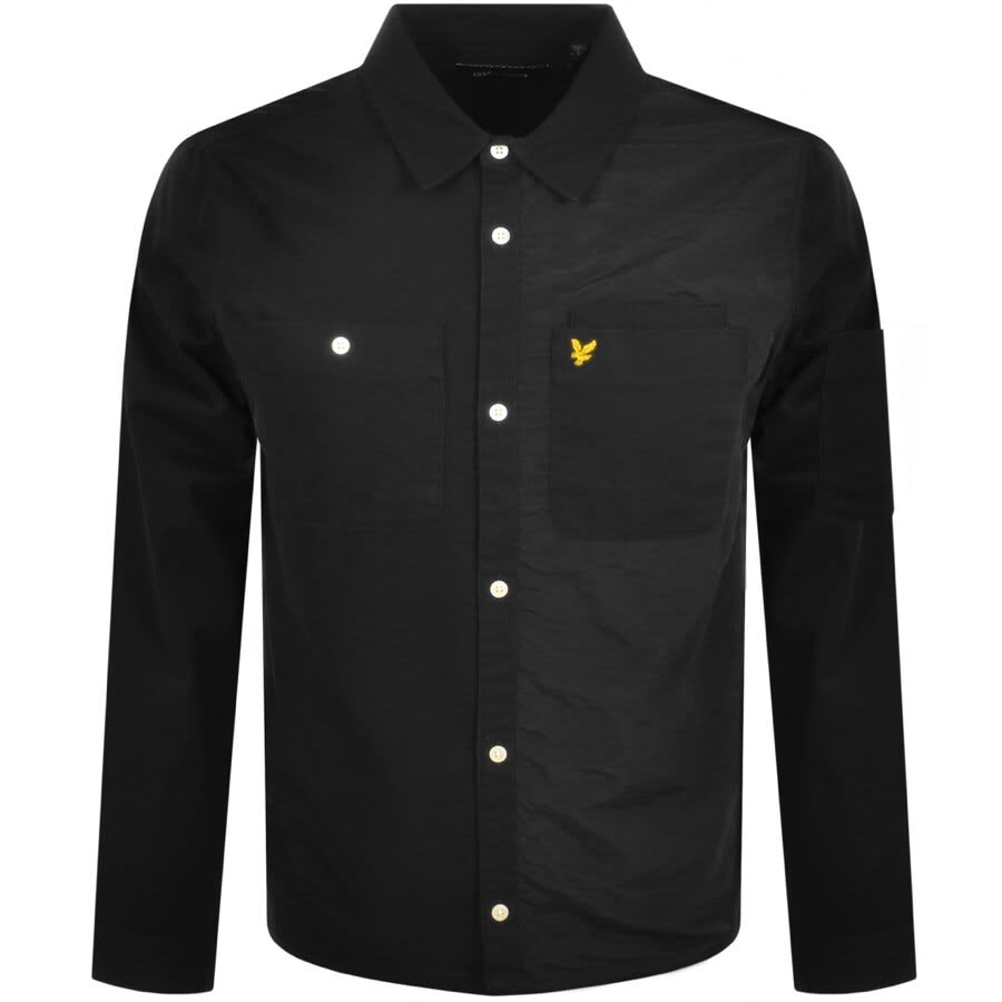 Alternative Image for ProductLyle And Scott Tech Pocket Overshirt Black1