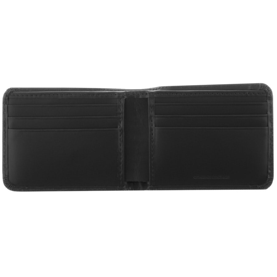 Alternative Image for ProductFred Perry Matte Leather Billfold Wallet Black2