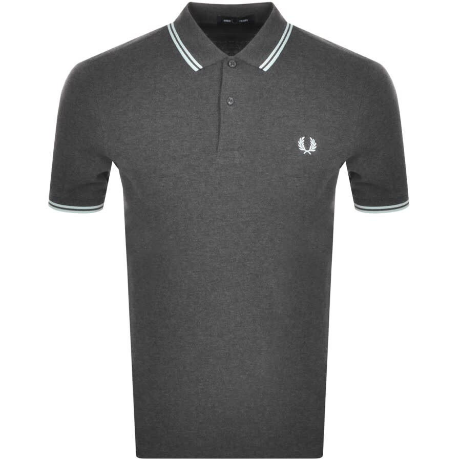 Alternative Image for ProductFred Perry Twin Tipped Polo T Shirt Grey1