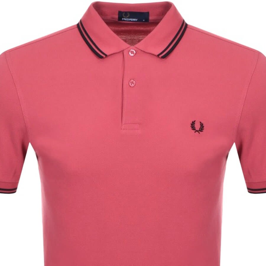 Alternative Image for ProductFred Perry Twin Tipped Polo T Shirt Pink2