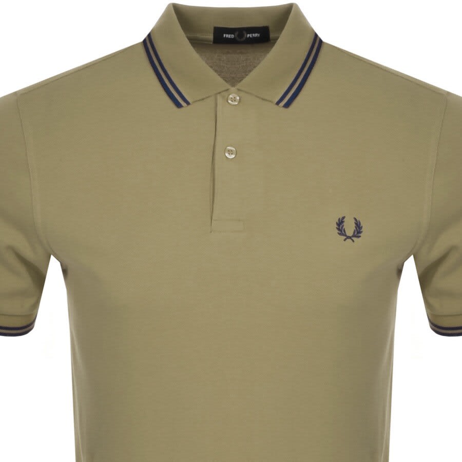 Alternative Image for ProductFred Perry Twin Tipped Polo T Shirt Green2