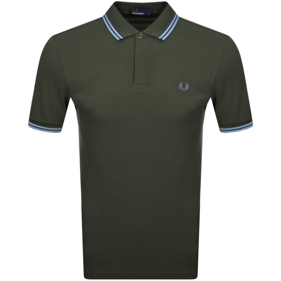 Alternative Image for ProductFred Perry Twin Tipped Polo T Shirt Green1