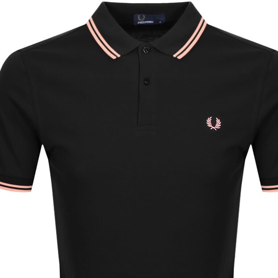 Alternative Image for ProductFred Perry Twin Tipped Polo T Shirt Black2