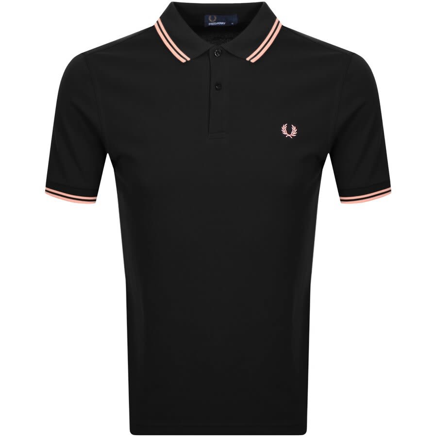 Alternative Image for ProductFred Perry Twin Tipped Polo T Shirt Black1
