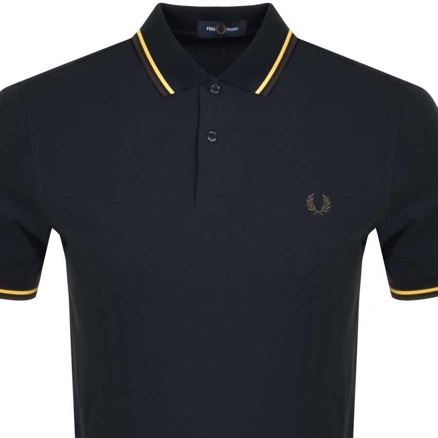 Alternative Image for ProductFred Perry Twin Tipped Polo T Shirt Navy2