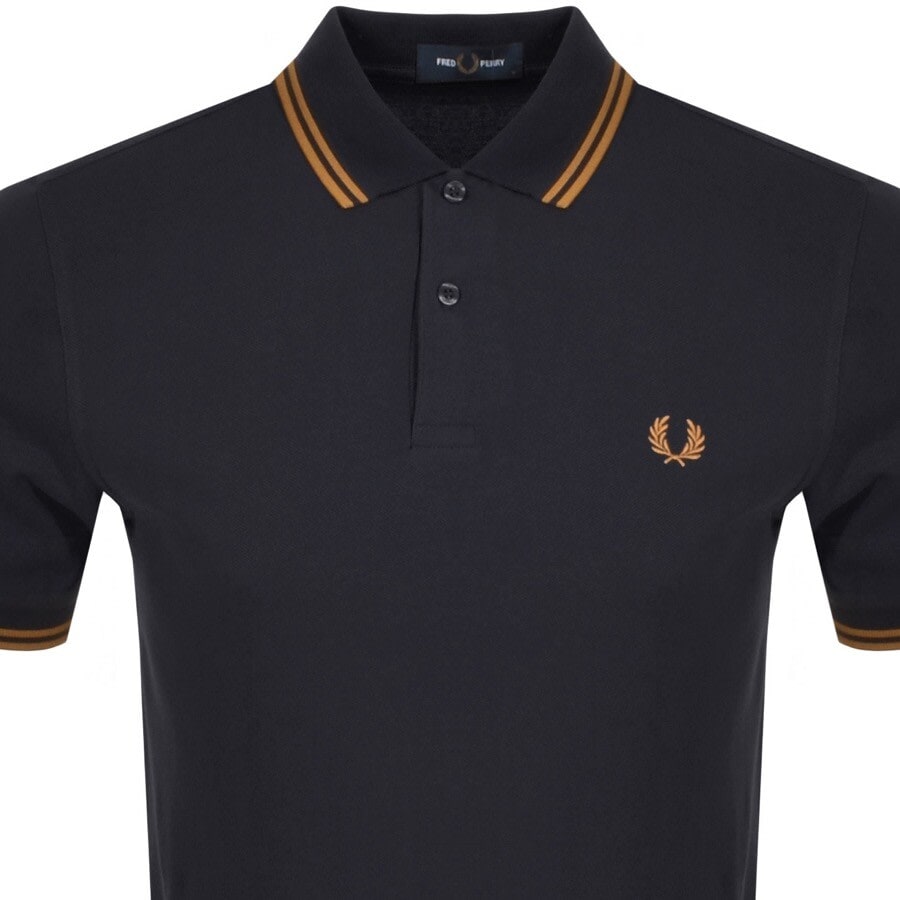 Alternative Image for ProductFred Perry Twin Tipped Polo T Shirt Navy2