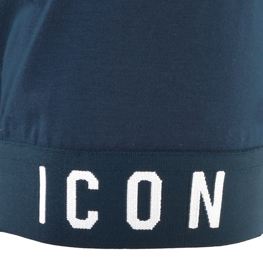 Alternative Image for ProductDSQUARED2 Logo Sleeve T Shirt Navy3