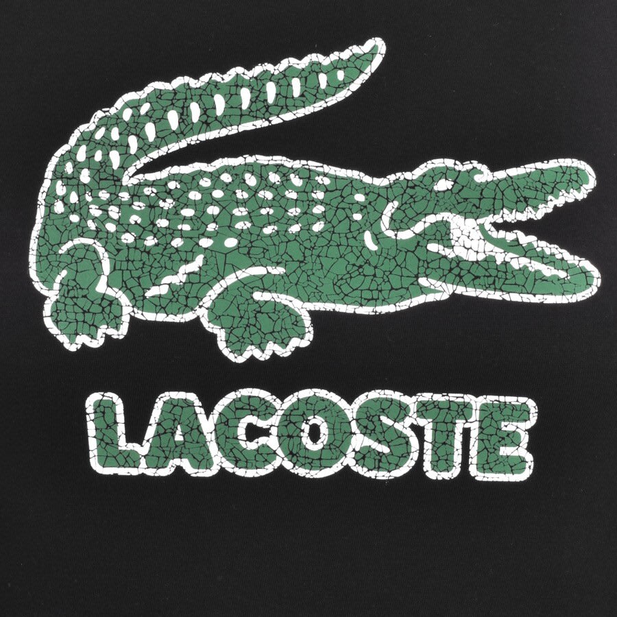 Alternative Image for ProductLacoste Crew Neck Logo T Shirt Black3