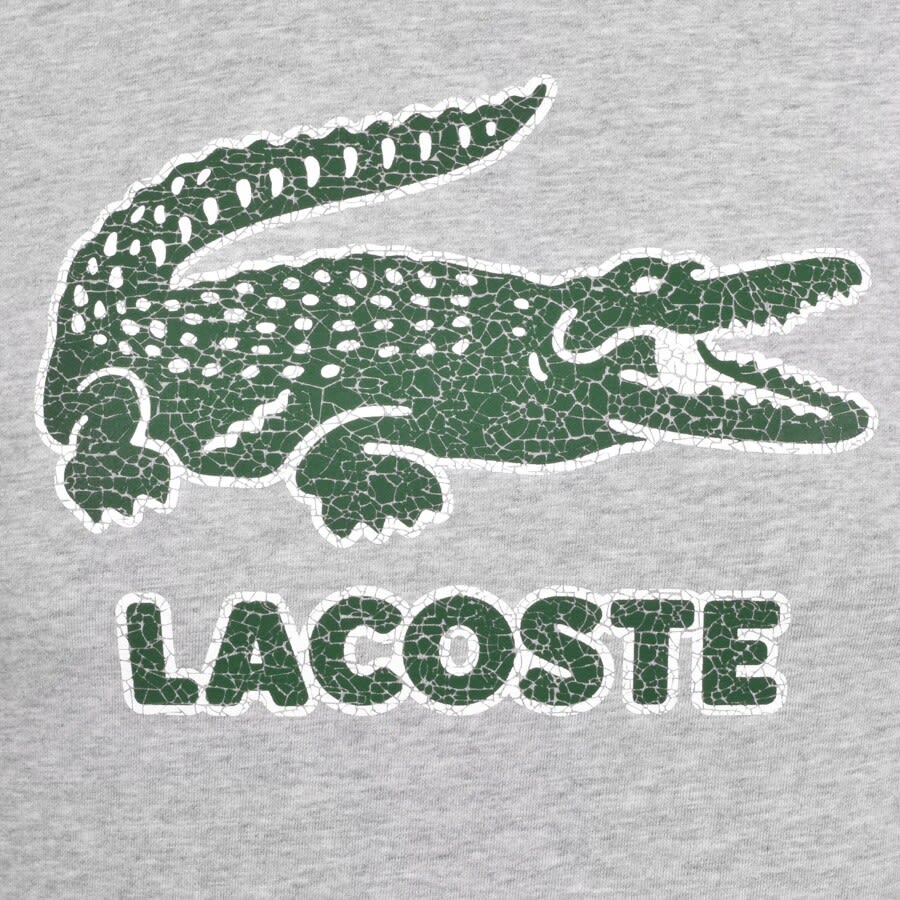 Alternative Image for ProductLacoste Crew Neck Logo T Shirt Grey3