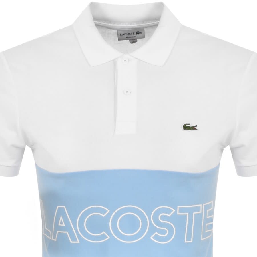 Alternative Image for ProductLacoste Short Sleeved Polo T Shirt White2