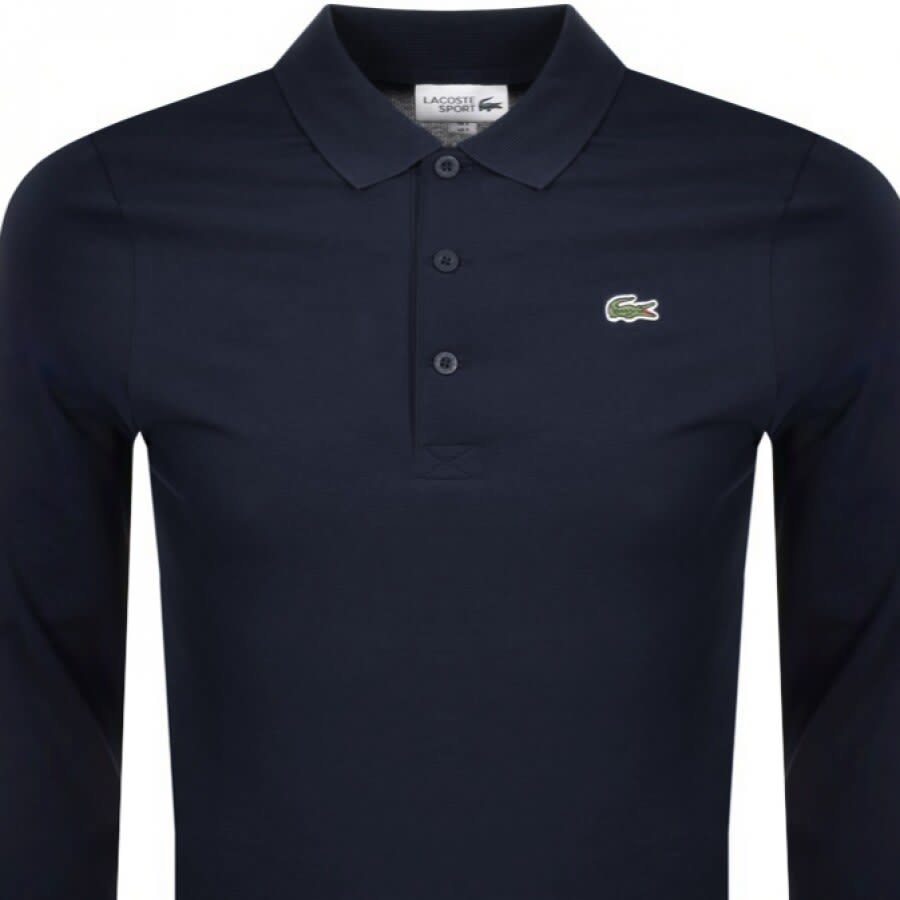 Alternative Image for ProductLacoste Sport Long Sleeved Polo T Shirt Navy2