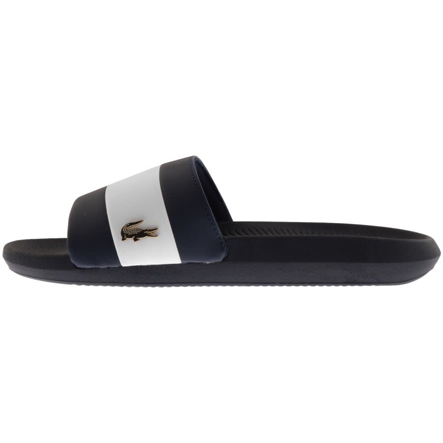 Alternative Image for ProductLacoste Croco Sliders Navy2