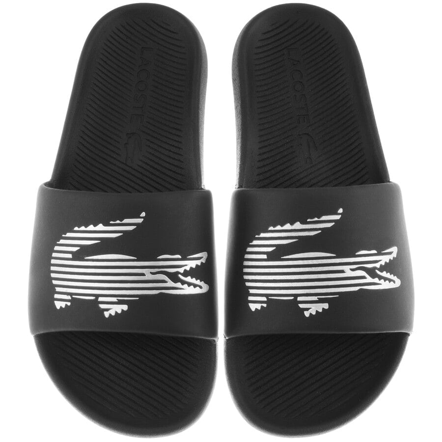 Alternative Image for ProductLacoste Croco Sliders Black1