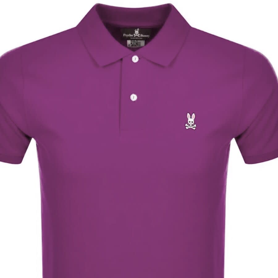 Alternative Image for ProductPsycho Bunny Classic Polo T Shirt Purple2