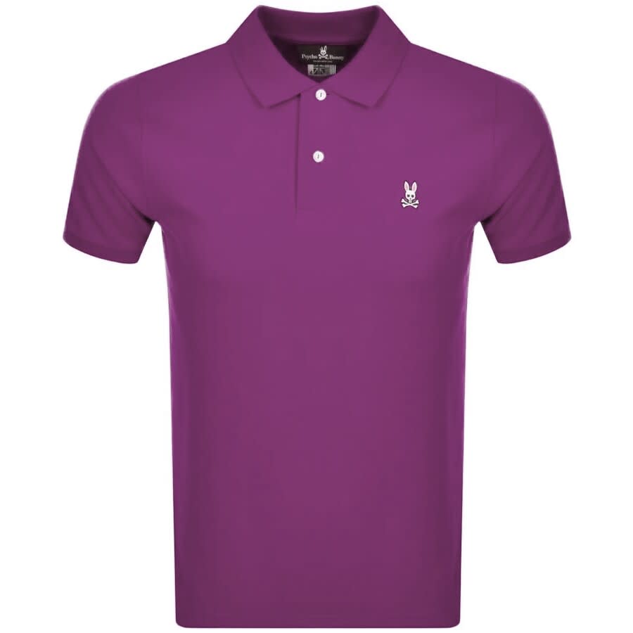Alternative Image for ProductPsycho Bunny Classic Polo T Shirt Purple1