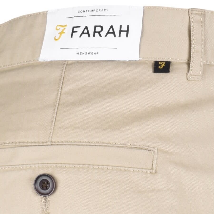 Alternative Image for ProductFarah Vintage Elm Chino Trousers Beige3