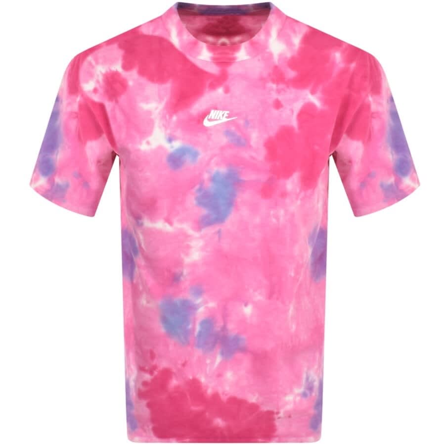 Alternative Image for ProductNike Crew Neck Tie Dye T Shirt Pink1