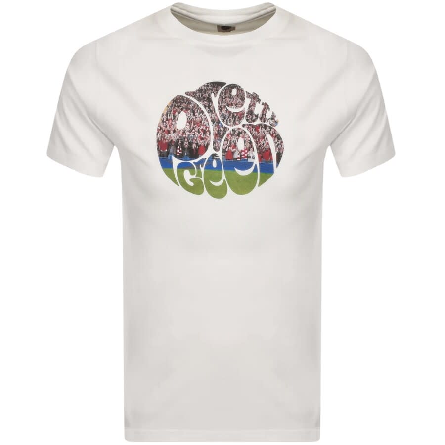 Alternative Image for ProductPretty Green Football Crowd Logo T Shirt White1