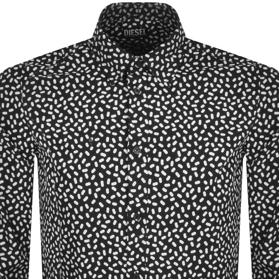 Alternative Image for ProductDiesel Riley Pills Long Sleeved Shirt Black2